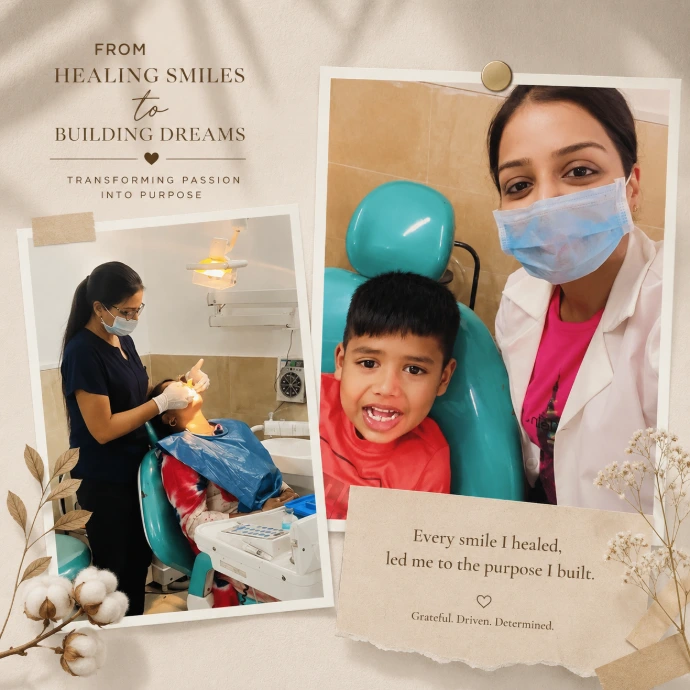 Dentist to entrepreneur journey