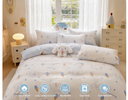 Cute dog - Comfy Cotton Blend King Bedsheet