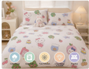 Kitty friends - Comfy Cotton Blend King Bedsheet