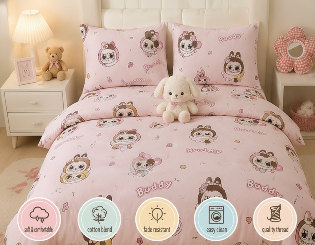 Lullaby - Comfy Cotton King Bedsheet