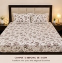 Double Lace Beauty - True Block King Size Cotton Bedsheets