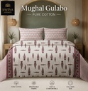 Mughal Gulabo Buta - Pure Cotton King Bedsheet