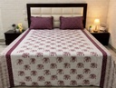 Royal elephant Rajgharana - Pure Cotton King Size Bedsheet