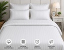 Clear White Solid - Cotton Blend Jumbo King Size
