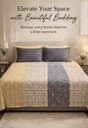 Abstract Harmony Bedsheet- King Size Pure Cotton
