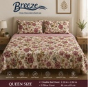 Signature Breeze Multicolor Flower Bedsheet - Queen Size