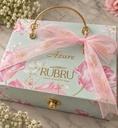 RUBRU Azure calm – Premium King Size Cotton Bedsheet Diwali Gift Set