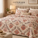 RUBRU  Elegance Quilted Bed Cover – queen size